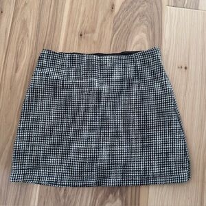 Abercrombie Houndstooth Mini Skirt